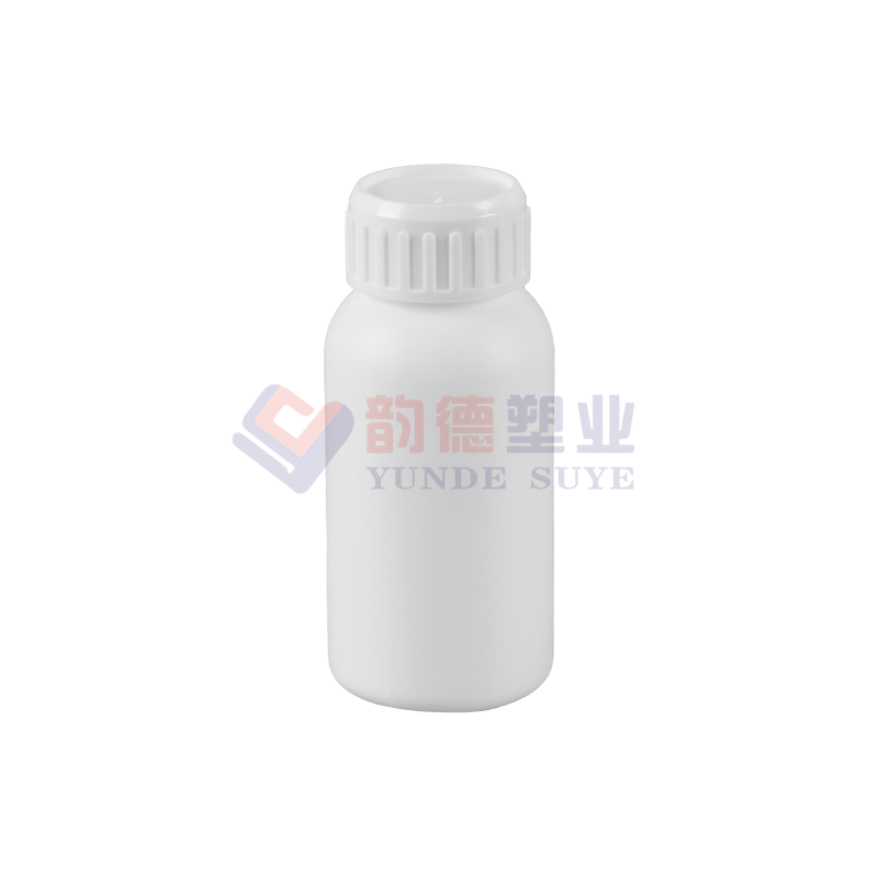 防渗漏加厚高密度聚乙烯含氟圆瓶 250ml-01