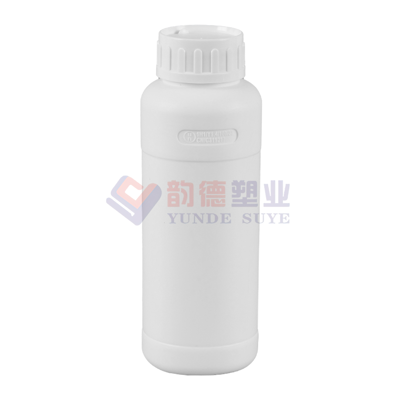 纯白色塑料氟化方桶5L-03