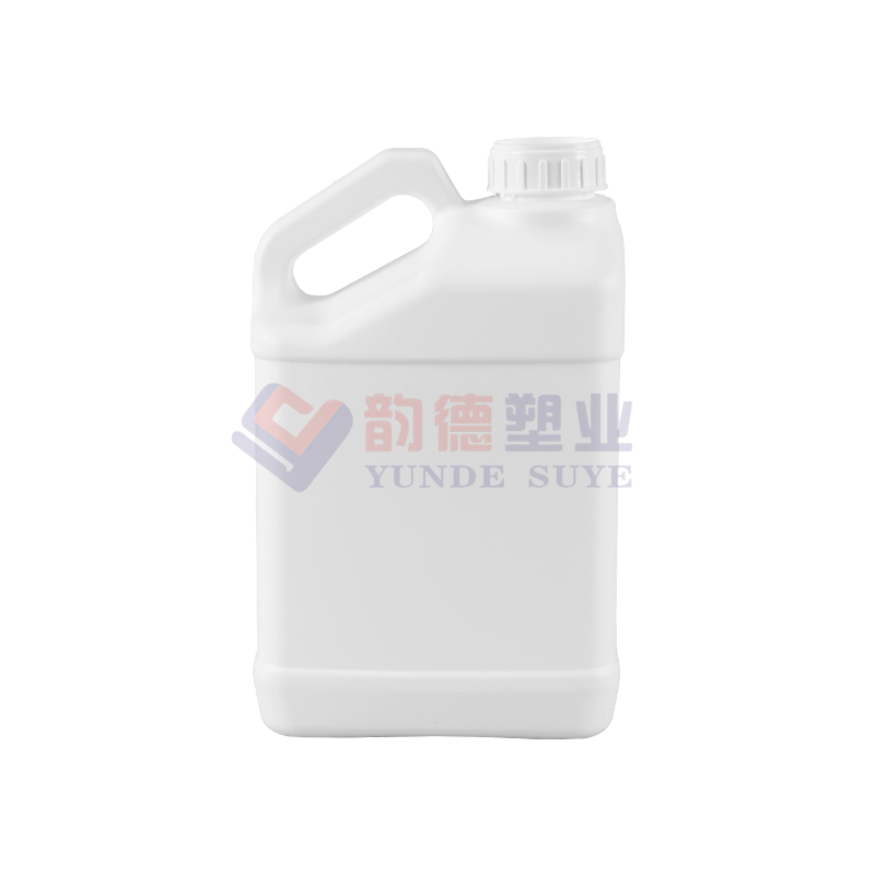 纯白色塑料氟化方桶5L-03