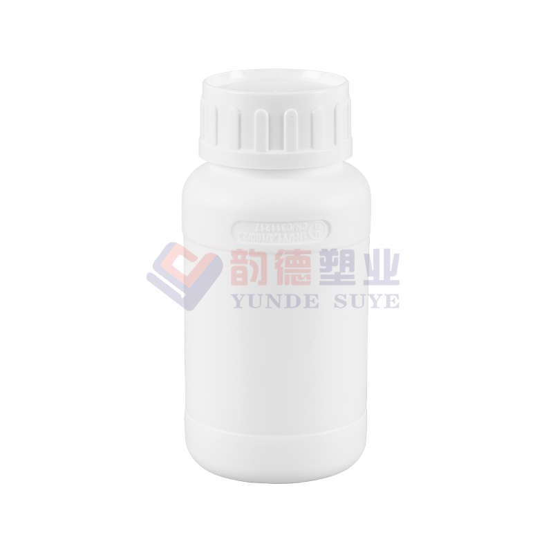 纯白色加厚300ml氟化圆瓶250ml-02（加厚型）