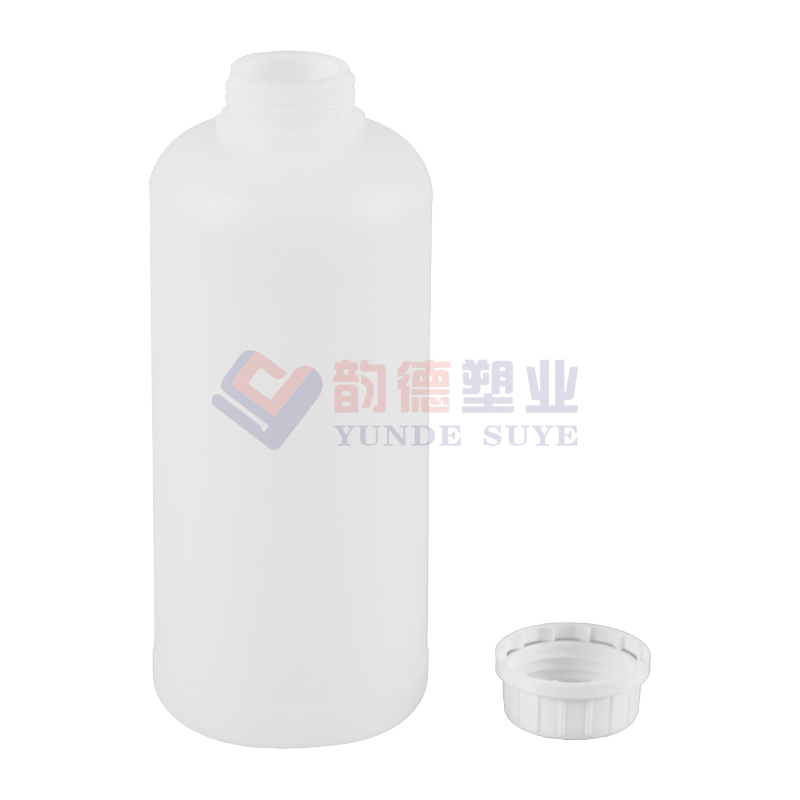 透明监控塑料高密度聚乙烯圆瓶 1L-01（加厚型）