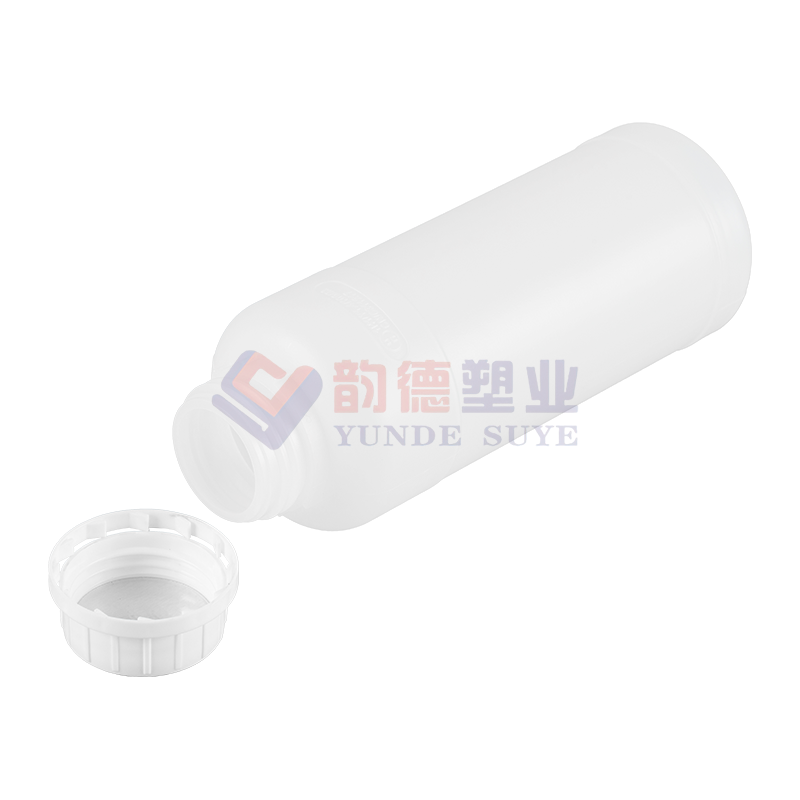 食品包装用加厚高密度聚乙烯（HDPE）阻隔圆瓶 500ml-01