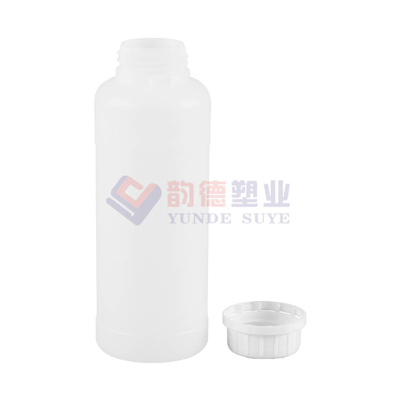 食品包装用加厚高密度聚乙烯（HDPE）阻隔圆瓶 500ml-01