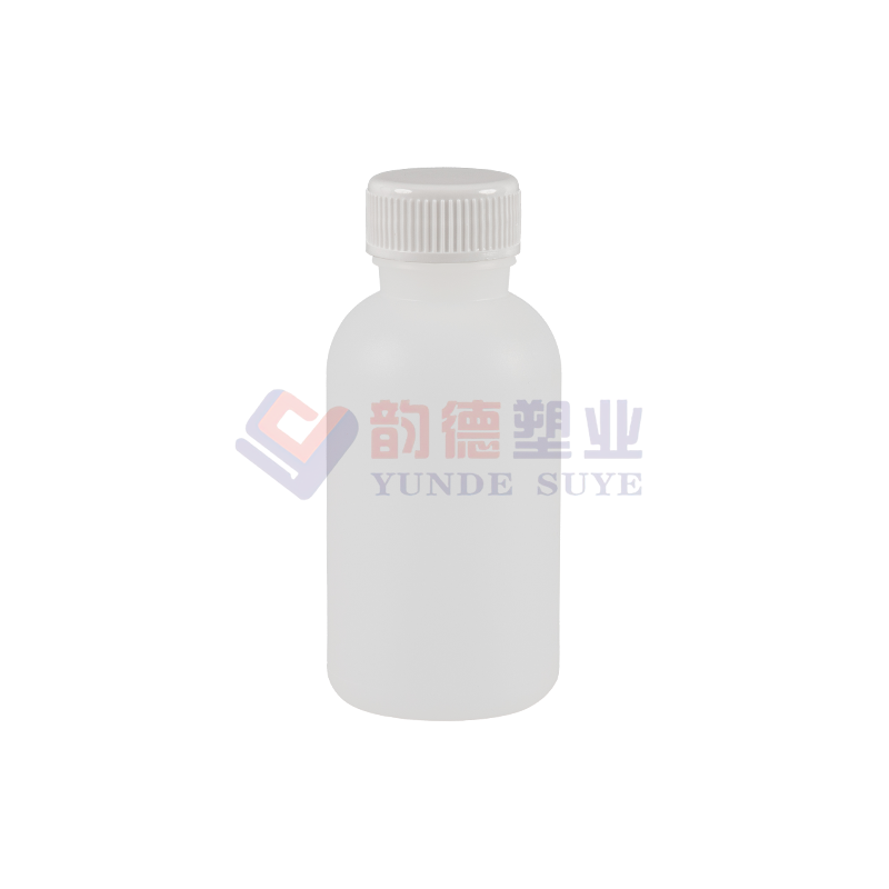 化学加厚高密度聚乙烯（HDPE）带pp盖圆瓶 100ml-01（A)