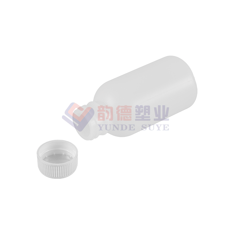 化学加厚高密度聚乙烯（HDPE）带pp盖圆瓶 100ml-01（A)