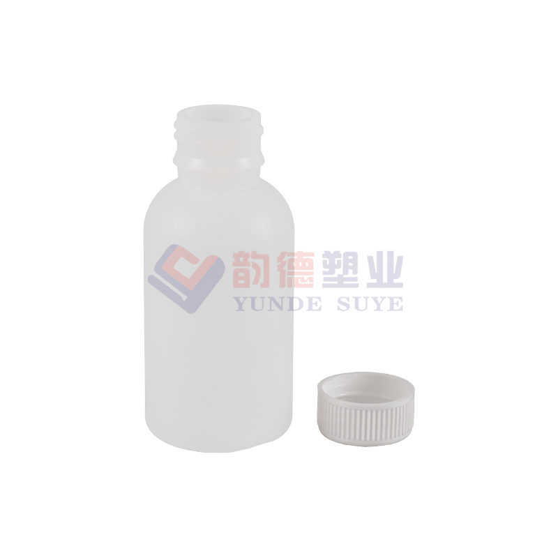 化学加厚高密度聚乙烯（HDPE）带pp盖圆瓶 100ml-01（A)