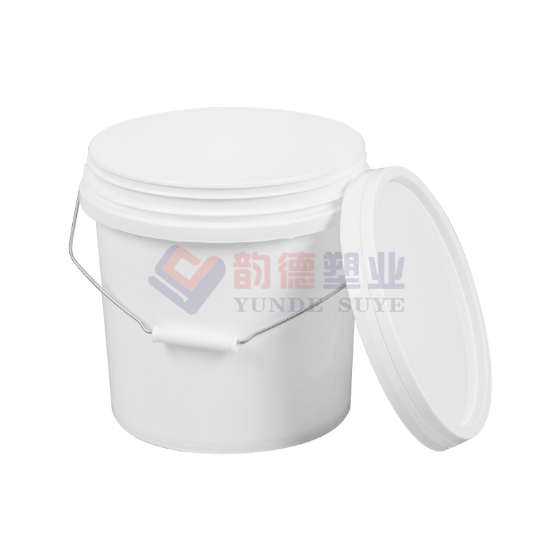 10L美式耐用带盖PP塑料桶